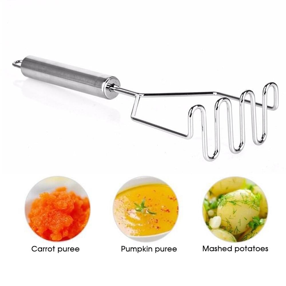 The "One-Press" Pro Masher (Stainless Steel)