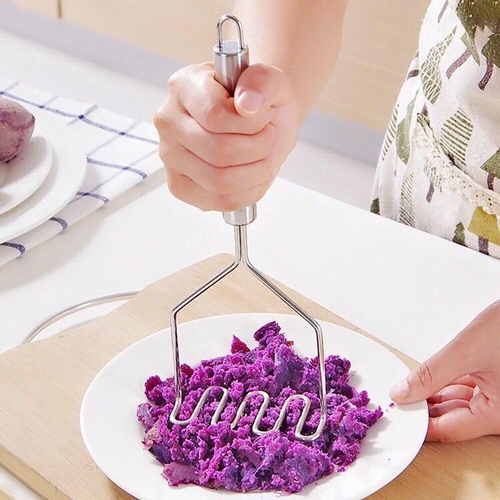 The "One-Press" Pro Masher (Stainless Steel)